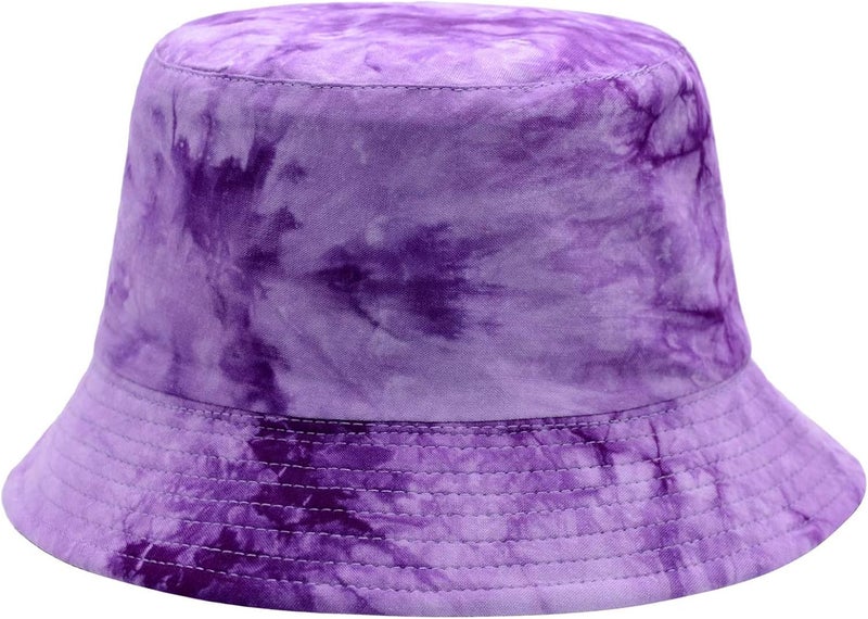 EYBF Flower Reversible Bucket Hat Cotton Summer Travel Beach Sun Hats Emboridery for Women Men - Image 2